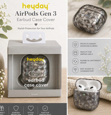 Heyday Housse Etui Écouteur Gris pour Apple AirPods (3ème Génération) Résistant aux Rayures