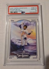 Topps 2025 X Bob Ross The Joy of Baseball Mookie Betts Happy Mistakes Ssp