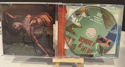 Taylor Swift The Life of a Showgirl CD + Hand Signed Photo 2 IN