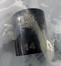 Armstrong 45-014 14 Drive 6 Point Impact Socket 14mm Usa Armstrong 45-014 14 Drive 6 Point Impact Socket 14mm Usa