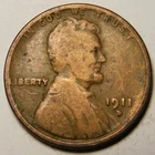 1911 D Lincoln Wheat Cent Penny Cull  "Actual Coin Pictured- Appears Cleaned"