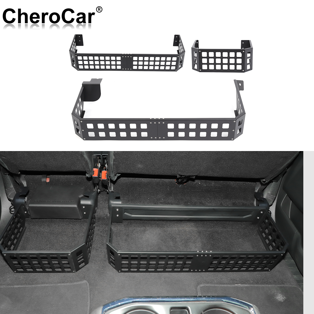 For Ford F150 2009-25 ✅Under Seat Storage Rear Underseat Organizer Box Tray Kit