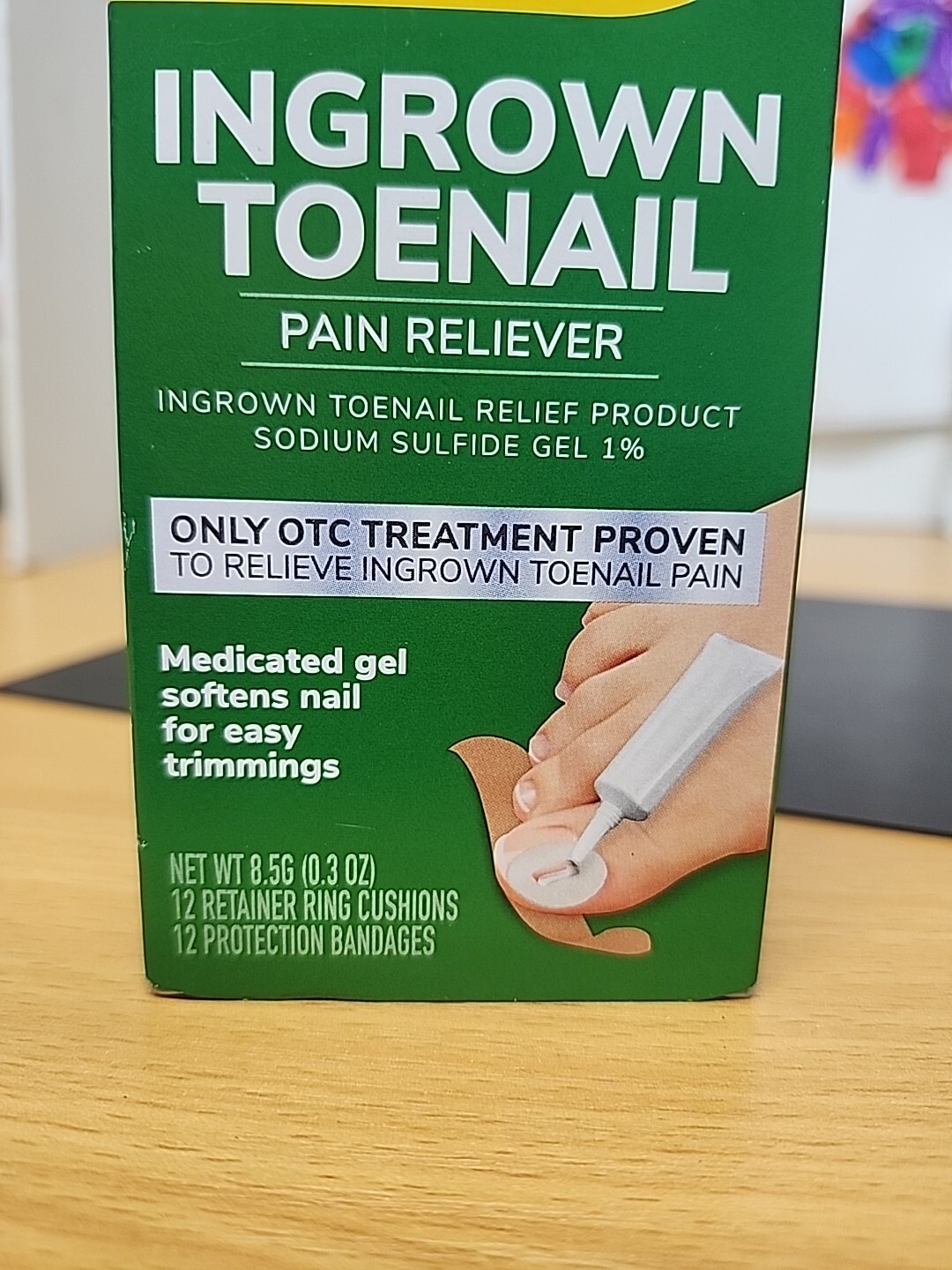 Dr Scholls INGROWN TOENAIL Pain Reliever 8.5g GEL medicated kit eBay