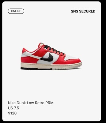 men Size 7.5 - Nike Dunk Low Retro PRM Split - Chicago | eBay