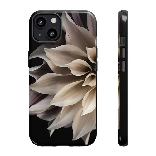 Tough Case For iPhone, Samsung Galaxy, Pixel, Cream Dahlia Flower Print - 第 74/223 張圖片