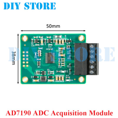 AD7190 24-Bit ADC High Precision Acquisition Module Pressure Strain Bridge