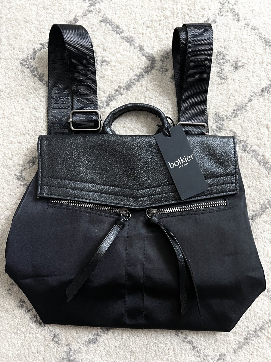 Botkier Black Mini Trigger Backpack NWT Nylon & Leather Designer Bag Purse Botkier Black Mini Trigger Backpack NWT Nylon & Leather  main image 4