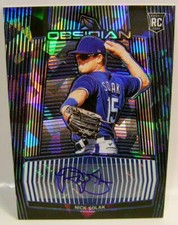 NICK SOLAK RC /25 FOTL AUTO OBSIDIAN PANINI CHRONICLES BASEBALL 2020