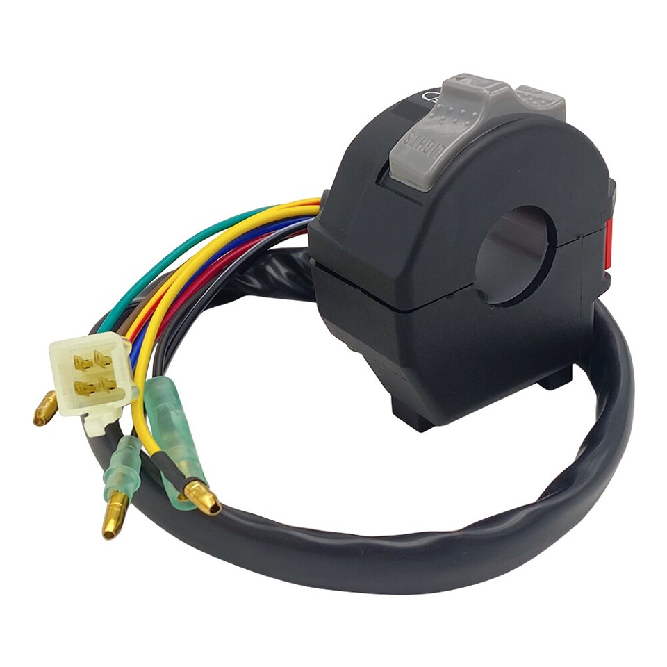 Start Switch Assembly Left Handlebar Control Switch For Yamaha ATV - Start/ Run/Off & Headlight Hi/Lo Switch ATV Engine Start Headlight Switch - Foto 2