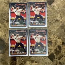 2024 Topps Series 2 Jonathan Orelas  4-Card Lot Rookie RC #575 Rangers B-19