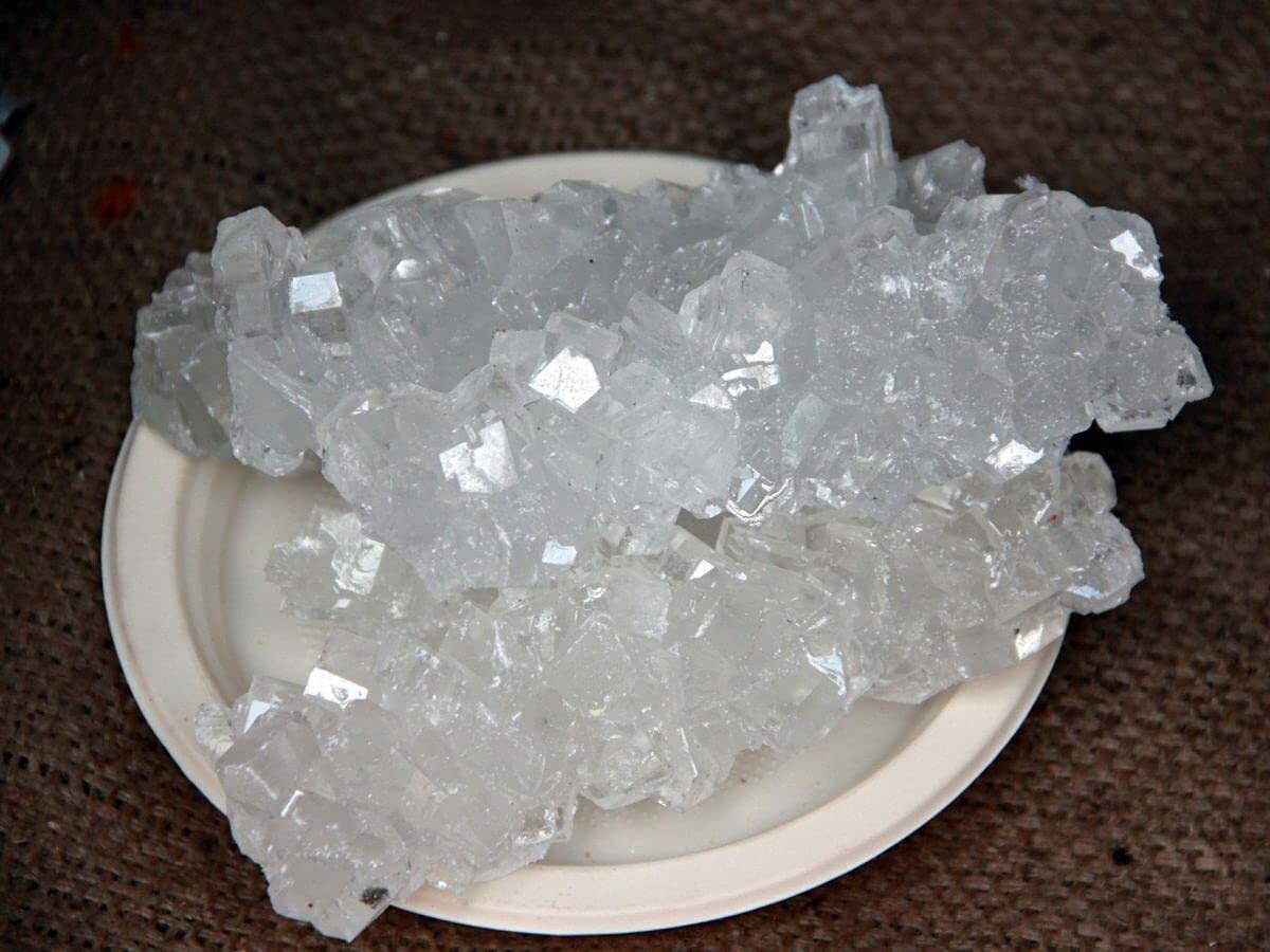 Veganic Dhaga Mishri -Thread Misri Crystal Rock Sugar