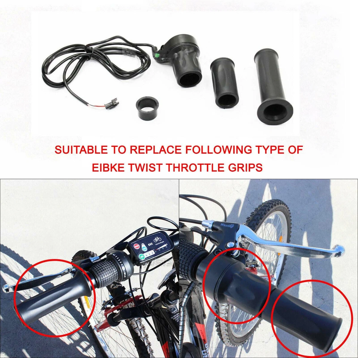 Electric online bike accelerator