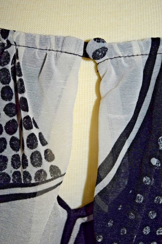 Women's Apt.9 Sheer Lined Black White Flowy Sleeveless Top, Size M NEW W/ TAGS - Picture 5 of 12