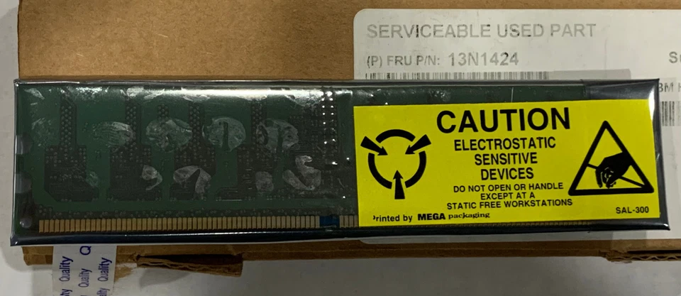 ELPIDA 512Mb 1Rx8 PC2-3200R-33 EBE51RD8ABFA-4A-E  IBM: 13N1424 - Image 2 of 4