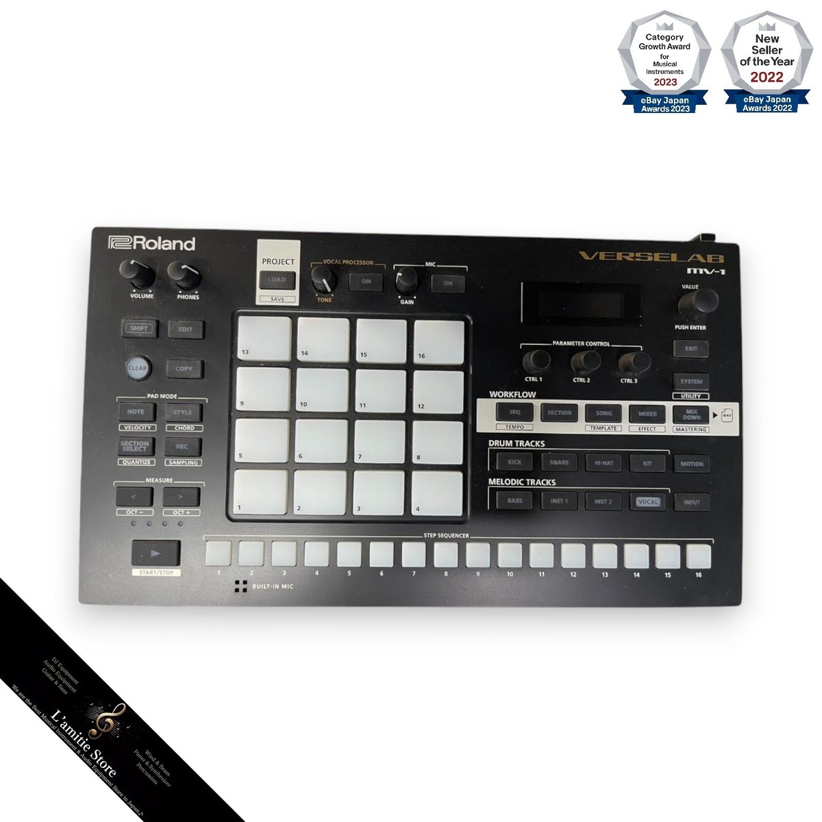 Roland VERSALAB MV-1 美品(Roland MV-1 Verselab Music Roland VERSALAB MV-1 美品(Roland MV-1 Verselab Music