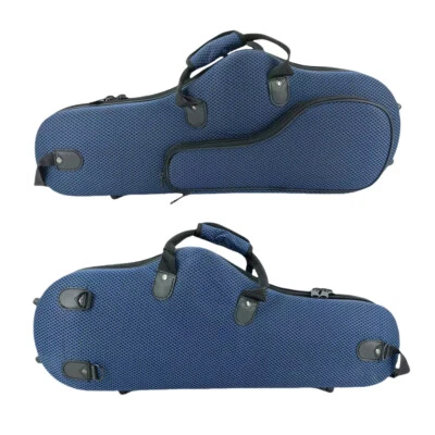 YINFENTE Advance Alto Sax Case Nylon Cover Handle Lightweight Durable Blue