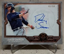 2017 Topps Museum Collection DANSBY SWANSON Auto Rookie Copper /50