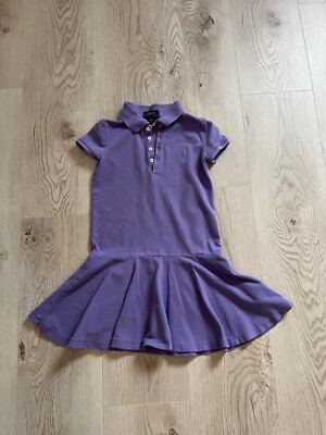knee length dresses for ladies Girls Embroidered Bear Polo Mesh Dress – Elephant Clouds Apparel main image 0