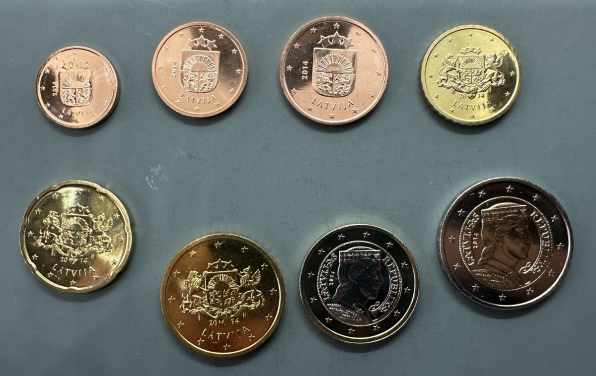 LATVIA LAST NATIONAL CIRCULATION COIN