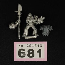 1 GREY KNIGHTS SPACE MARINE METAL POWER ARMOUR FORCE HALBERD WARHAMMER 40K