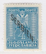 DEUTSCHE BESETZUNG SERBIEN German Occupation SERBIA 1941 4d MNH** A27P34F24120