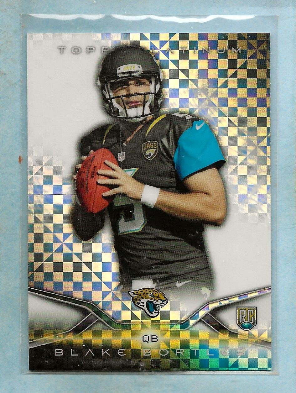 BLAKE BORTLES - 2014 Topps Platinum "X-Fractor Rookie" - #116 - Jaguars