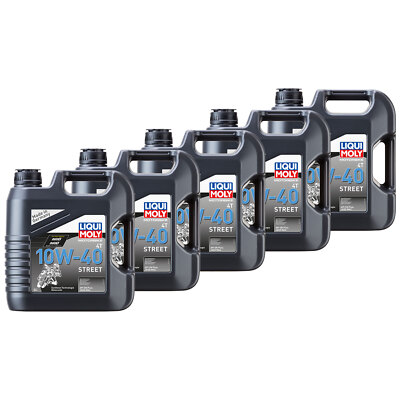 LIQUI MOLY Motoröl High Performance Racing Motorenöl 10W40 5x 4 Liter Motor Öl 