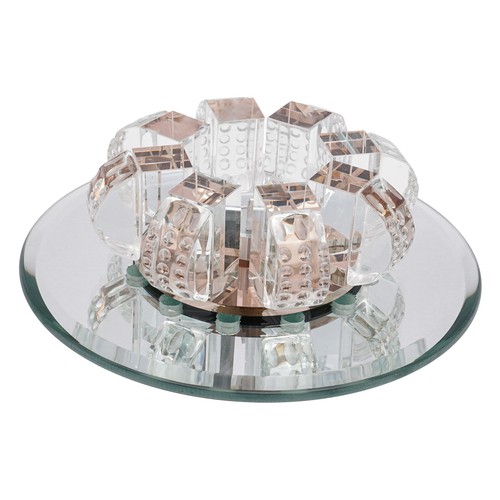 Ceiling Lamp Modern K9 Crystal Chandelier LED Pendant Lights Flush Mount Fixture - Picture 6 of 12