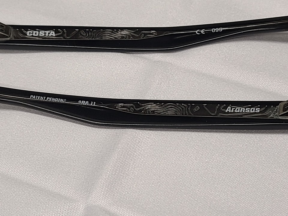 COSTA DEL MAR ARANSAS Replacement temples BLACK PARTS REPAIR eBay