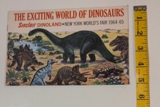 1964 SINCLAIR AND THE EXCITING WORLD OF DINOSAURS Booklet World's Fair