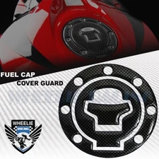 CARBON BLACK GAS TANK FUEL CAP COVER PROTECTION GUARD 97-03 GSXR-600/750/1000