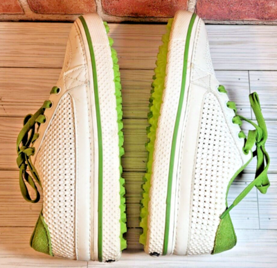 Crocs Drayden Golf Shoes Mens Hank Haney Perforated White/Green
