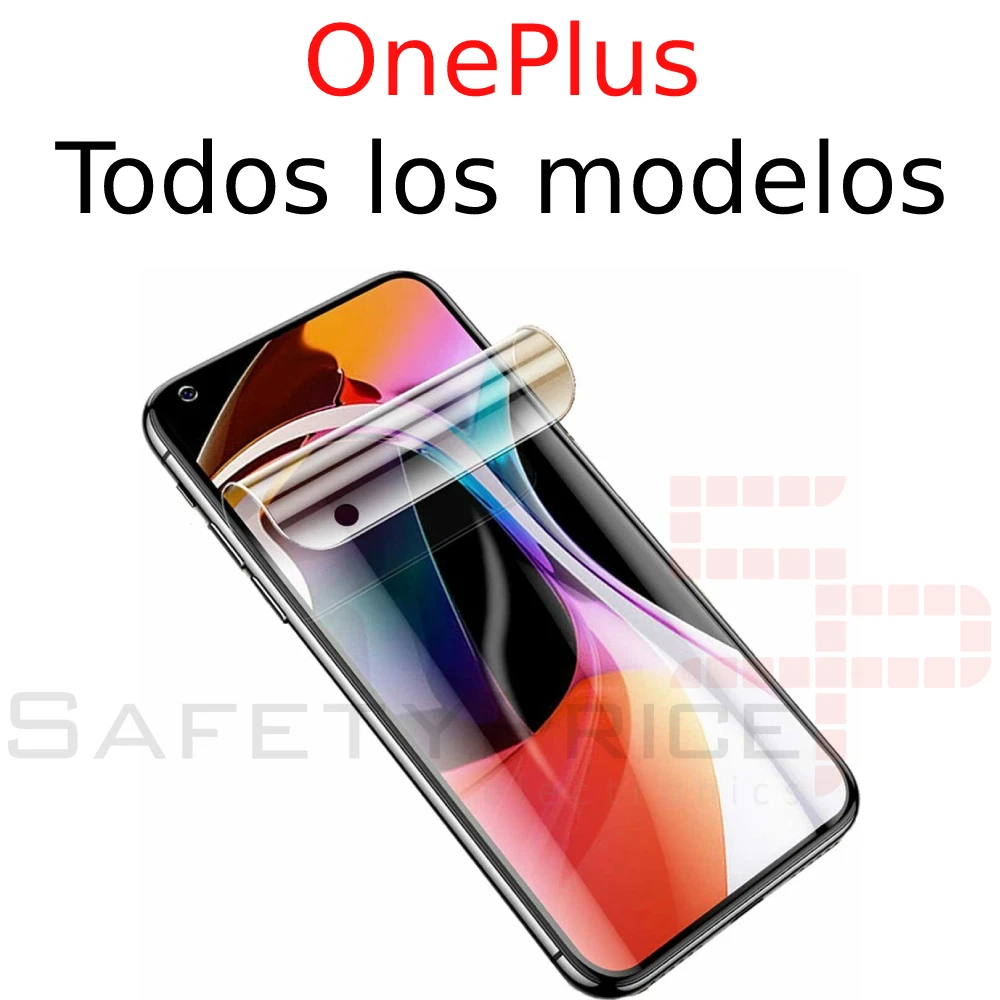 Protection écran Hydrogel Anti-rayures Pour OnePlus - Transparent 99% - 5 Couches Résistant Aux Chocs - Neuf Sous Blister