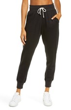 NEW Zella Cali Fleece Joggers Pants Black Size S