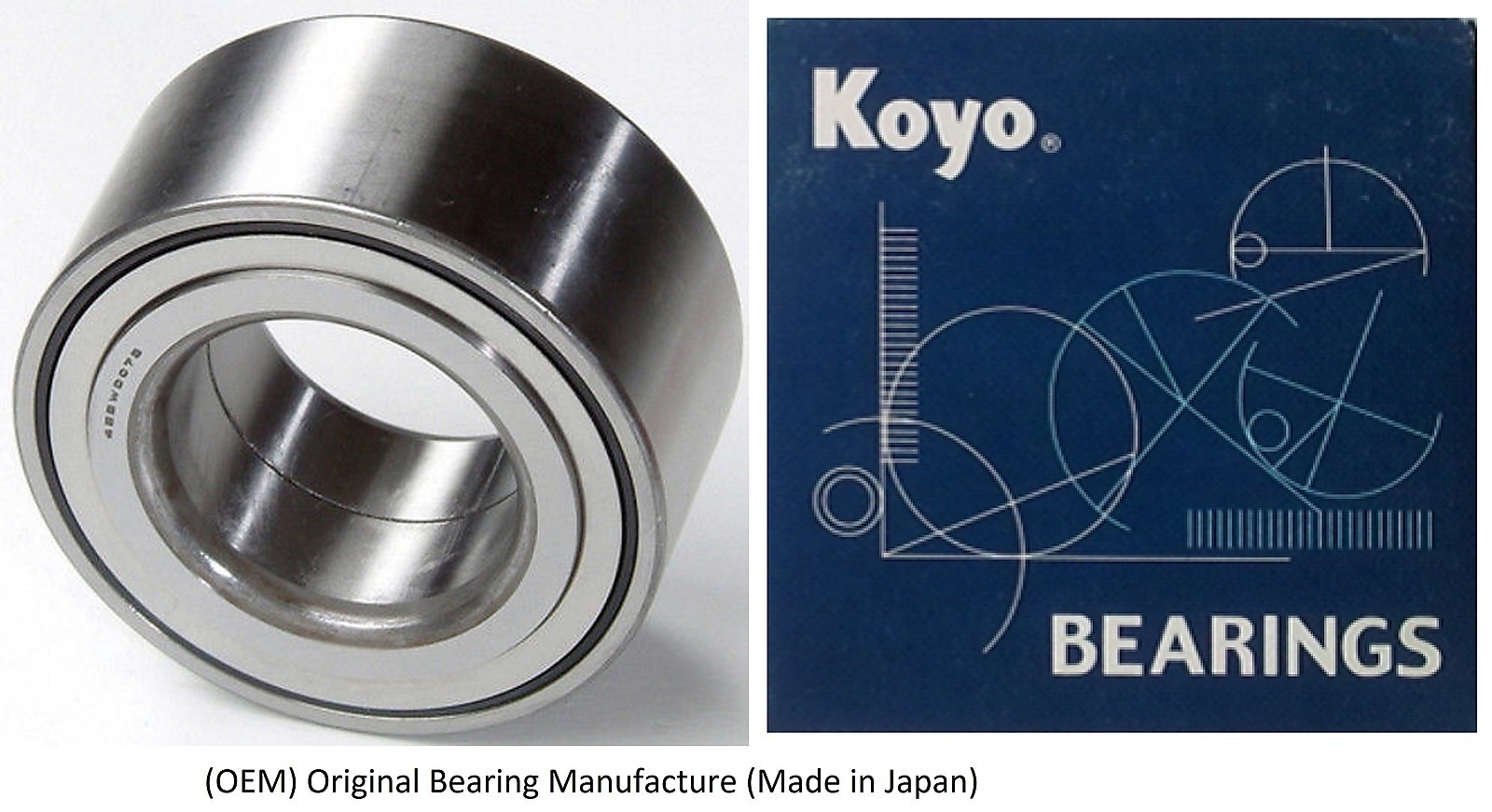 Wheel Hubs &amp; Bearings For Honda Odyssey Front Wheel Bearing &amp; Hub Assembly Kit For 2001-2005 Honda Civic - Pair Set Left &amp; Right Wheel Bearing And Hub Kit