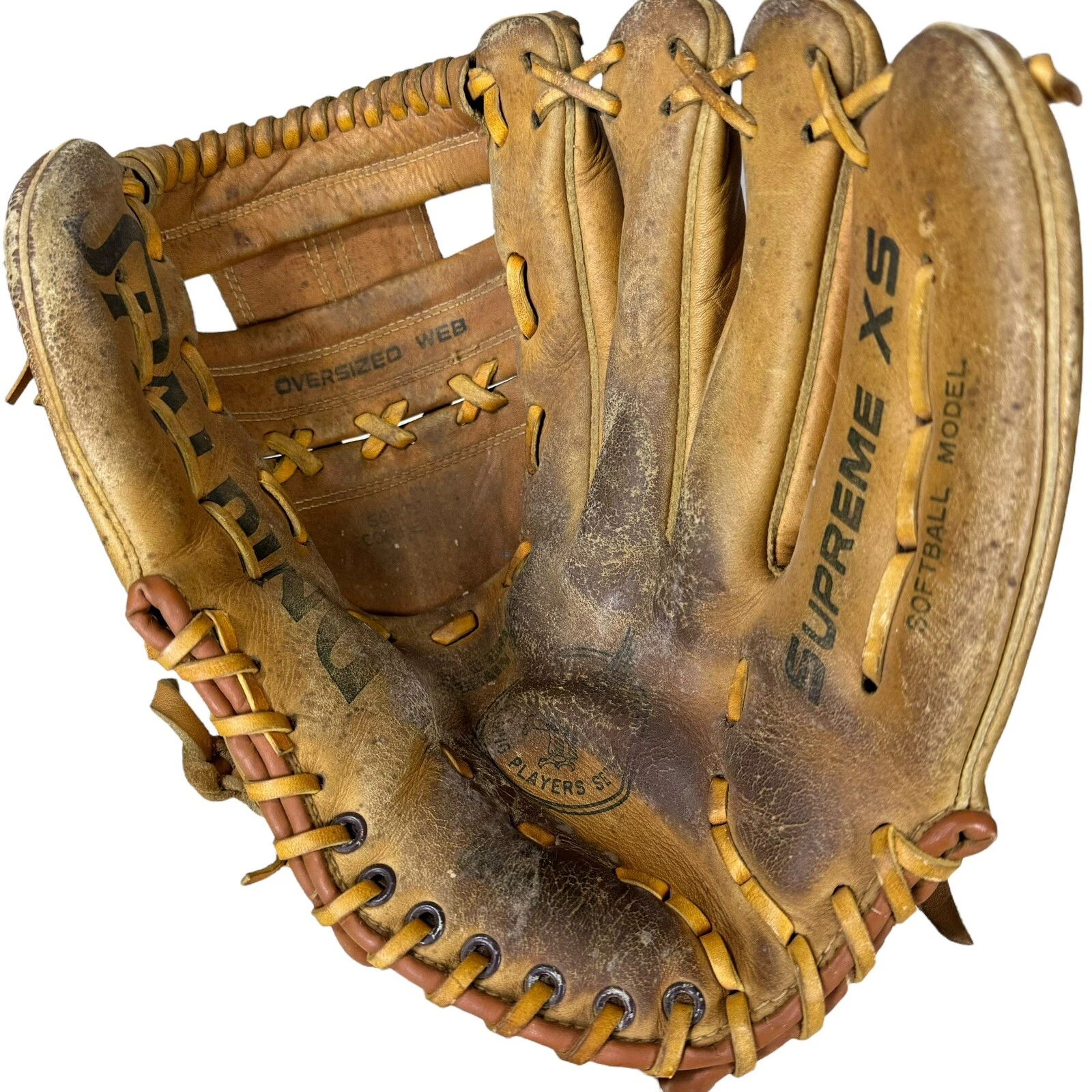 Gant de baseball Spalding Supreme XS 42 201 Pro Softball 14 pouces Mitt lancer à droite