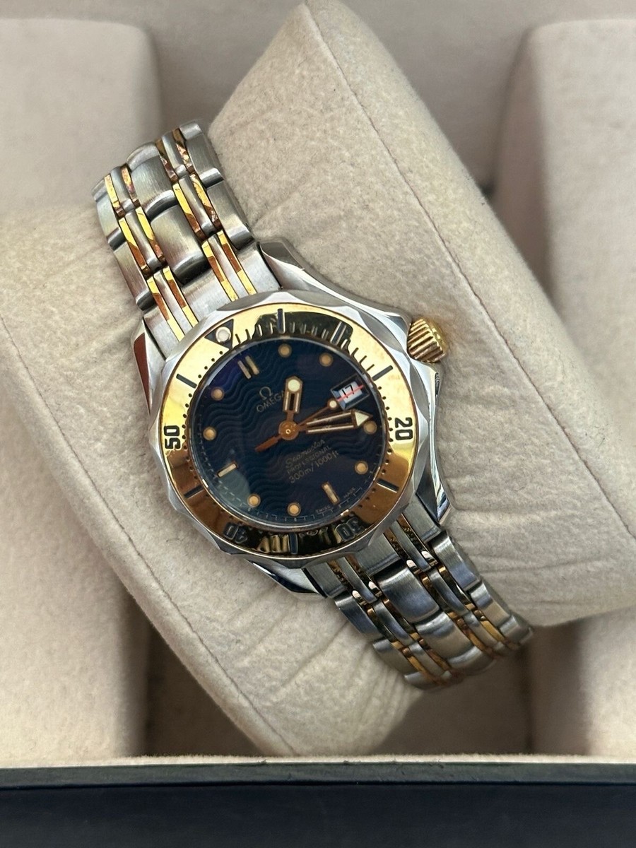 OMEGA SEAMASTER DIVER 300 M FOR WOMEN STEEL AND GOLD | eBay