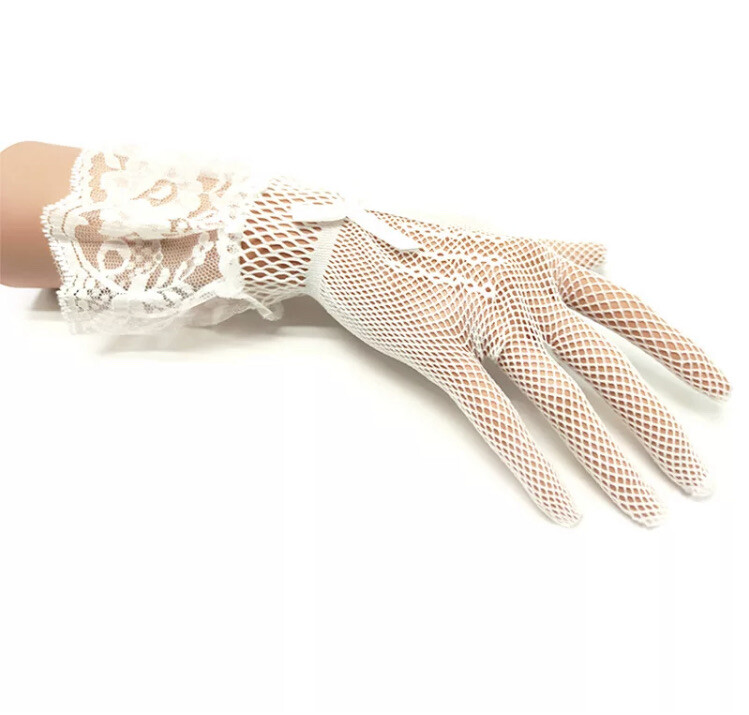 Women’s lace wedding white gloves. Tea Party Communion Bridal eBay