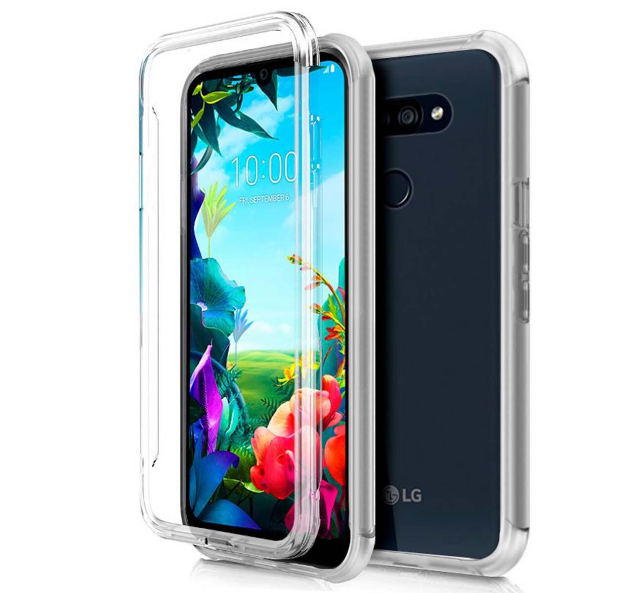 Cover Completa Trasparente PC+TPU Full Body 360 per LG K40s