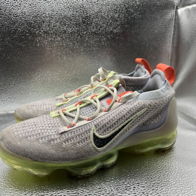 Nike Air VaporMax Flyknit 2021 Women s Size 7.5 Light Bone Lime Ice DC4112-003