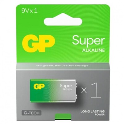 1110003773784 BATERIA SUPER ALKALINE 9.0V GP BATTERY