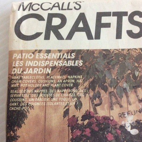 McCalls 4278 Vintage Patrones de Costura Artesanía Patio Essentials Corte - Imagen 3 de 4