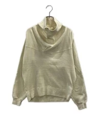 ISSEY MIYAKE men's modified turtleneck sweatshirt size M beige Solid USED