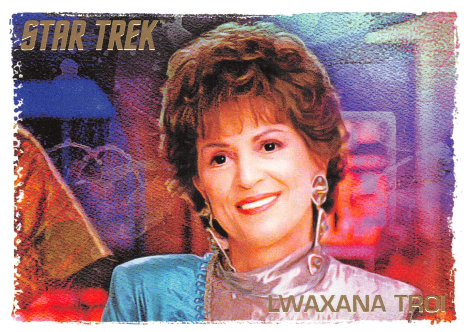 LWAXANA TROI (Majel Barrett) / Women of Star Trek Art & Images BASE Card #16