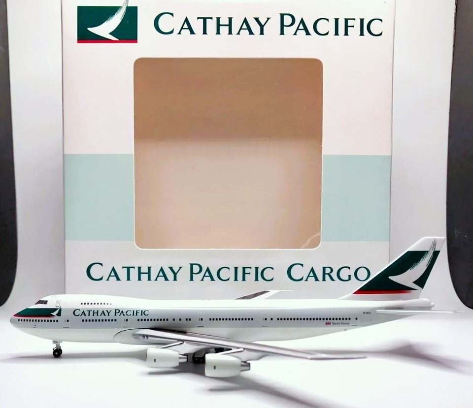 Aeroclassics Cathay Pacific Airways Boeing 747-200 B-HKG Diecast 1/400 ...