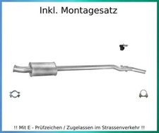 Mittelschalldämpfer für Renault Clio II 1.6 66KW Auspuff Mitteltopf Montagesatz