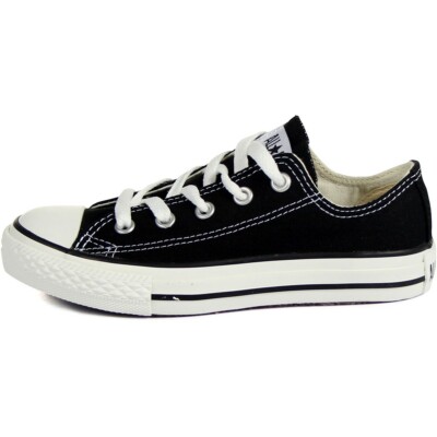 Converse All Star Chuck Taylor OX PS Kids Casual Shoes Black//White 3J235 KHSS