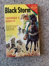 VTG BLACK STORM: A Horse Of The Kansas Hills T54 PB 1957 Thomas C. Hinkle SBS