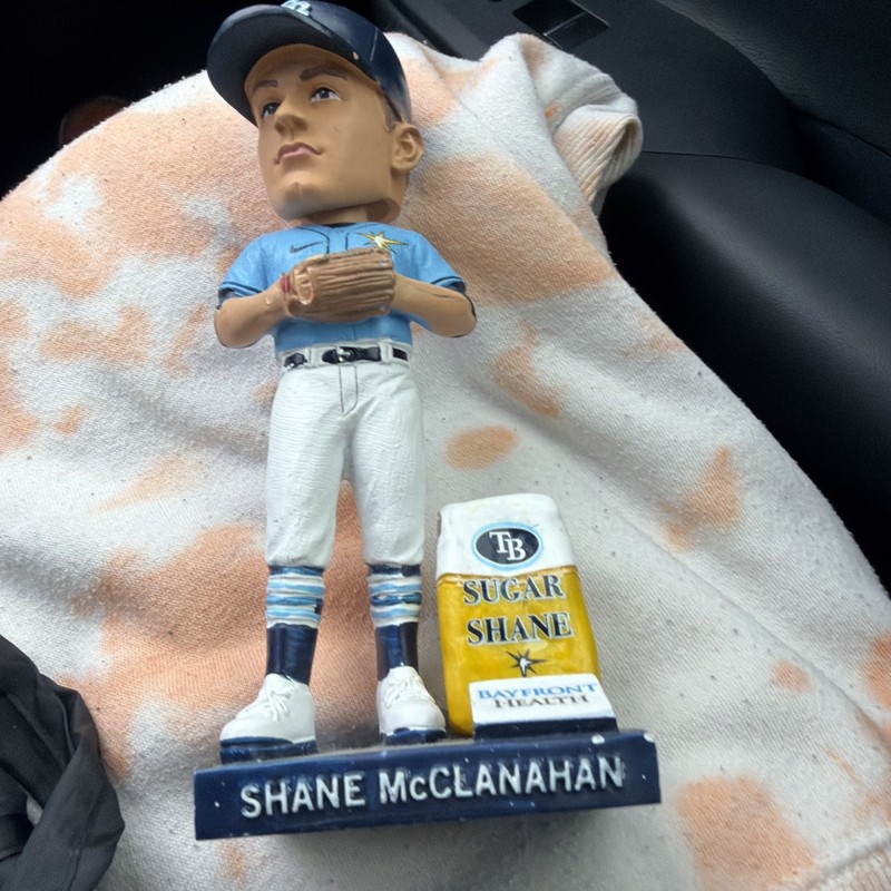 Shane McClanahan Tampa Bay Rays Sugar Shane Bobblehead SGA No Box
