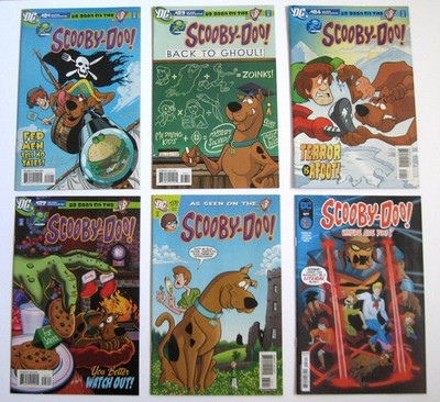 6 Scooby-Doo DC Comics Book Lot! Issues 121, 123, 124, 127, 130, 127! MINT!